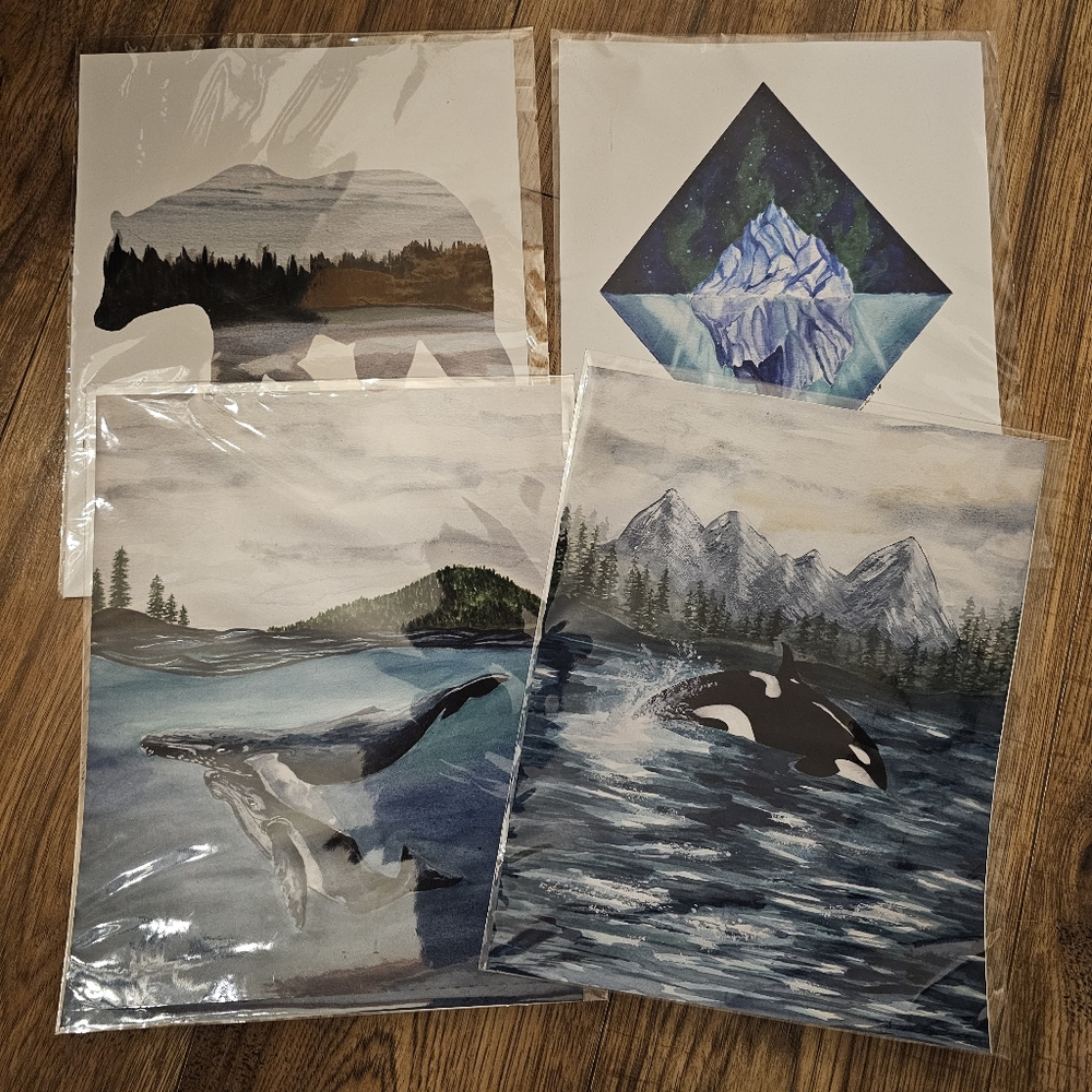 4 prints